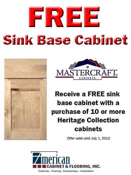 FREE Mastercraft Sink Base Cabinet