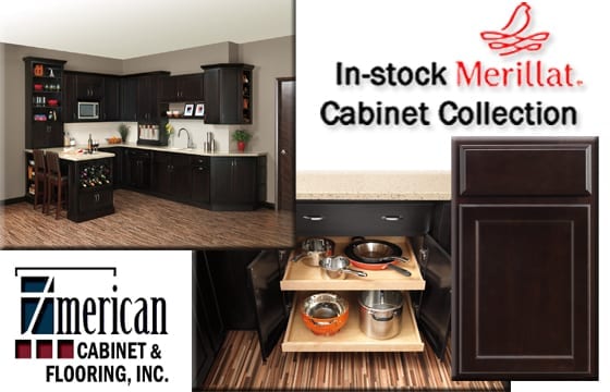 Attractive. Economical. Simple. is American Cabinet & Flooring's In-stock Merillat Cabinet Collection