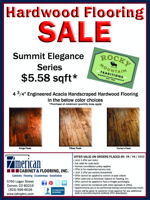 Hardwood Flooring ON SALE - Rocky Mountain Traditions Summit Elegance Series -