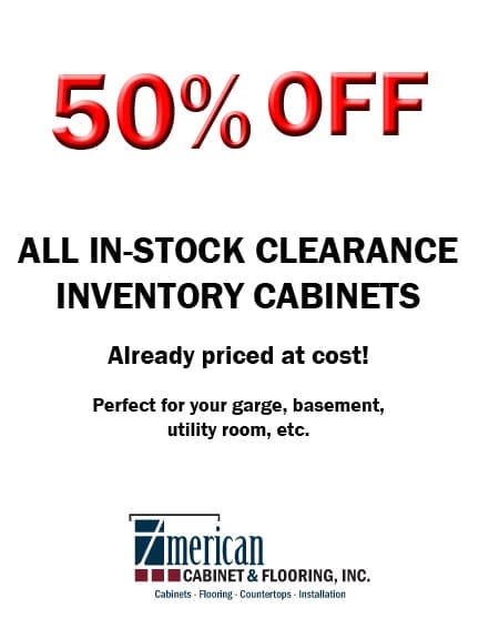 50% OFF In-stock Clearance Inventory Cabinets