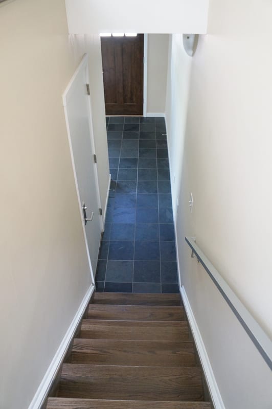 Kinner Built Homes - West 31st Street Development - Stairs and Entry Way