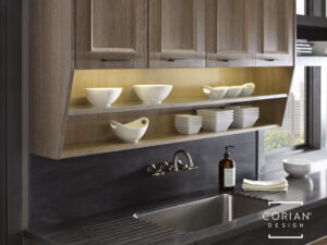 Corian Solid Surface Countertop Earth Residential Kitchen from Masterbrand