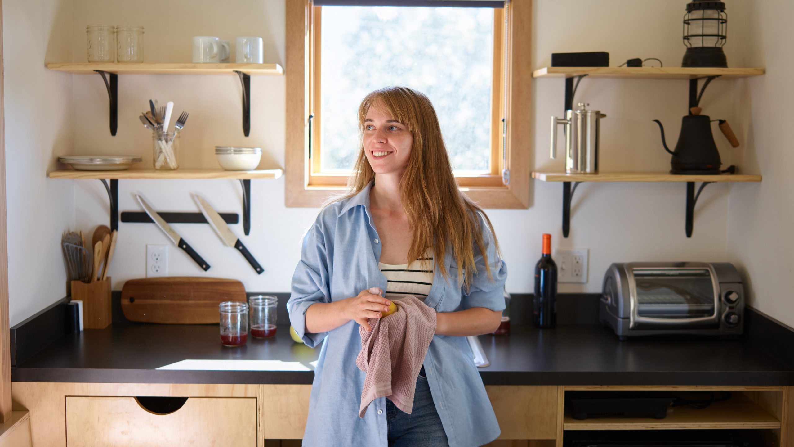 Woman Wishing She Could Remodel A New Kitchen