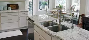 kitchen granite countertop and sink
