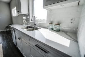 White Granite Kitchen Countertop